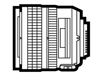 Nikon Objektiv 18-70mm 1:3,5-4,5G IF-ED Geh�useansicht, Struktur